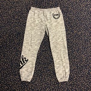 PINK grey joggers